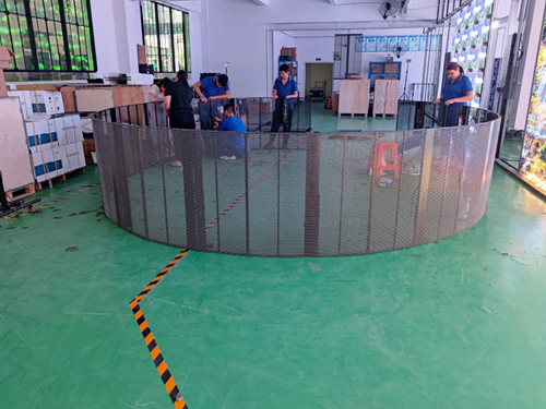 Transparent screen aging workshop