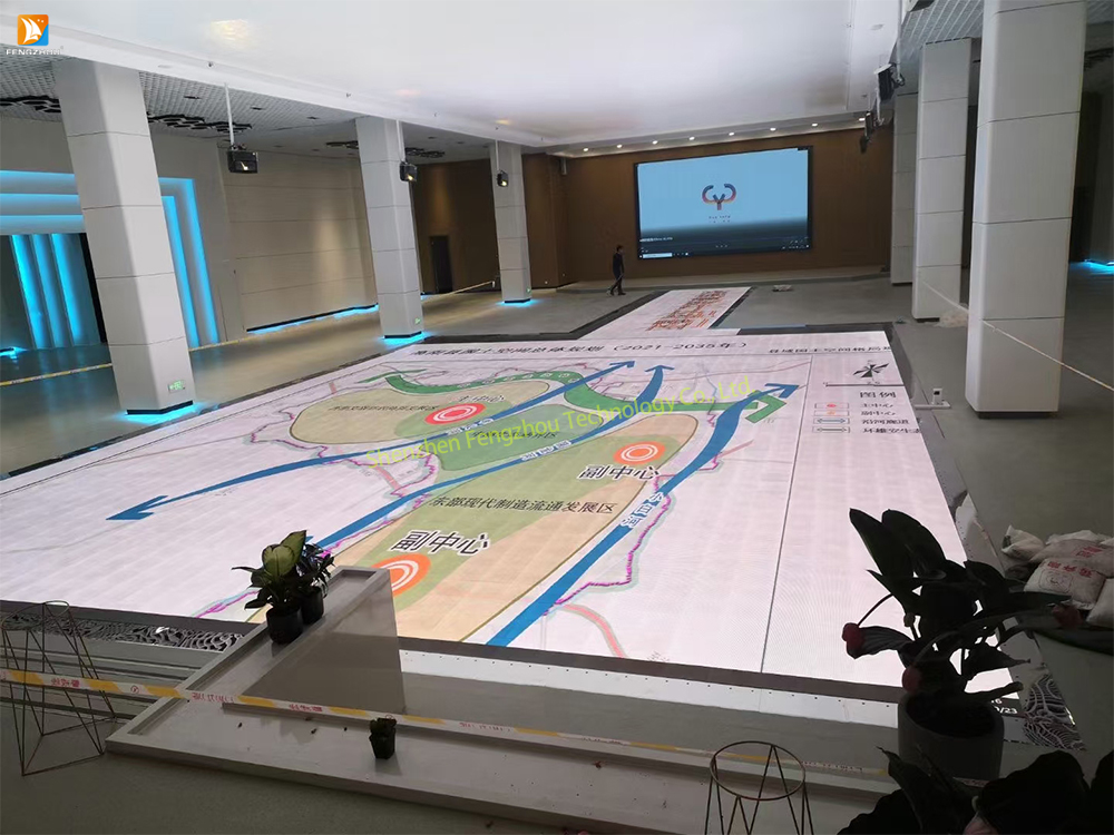 LED interactive floor tile screen