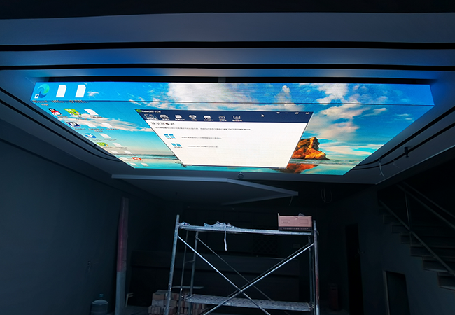  7 sqm of P2.5_3D Sky Screen in Gansu