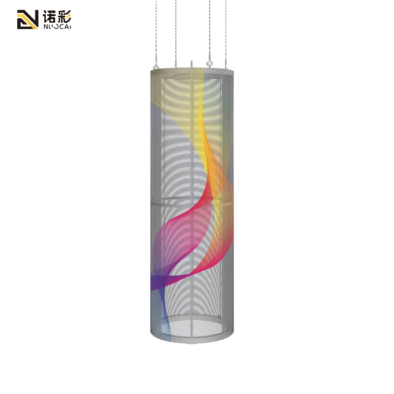 TMC series cylindrical LED transparent screen