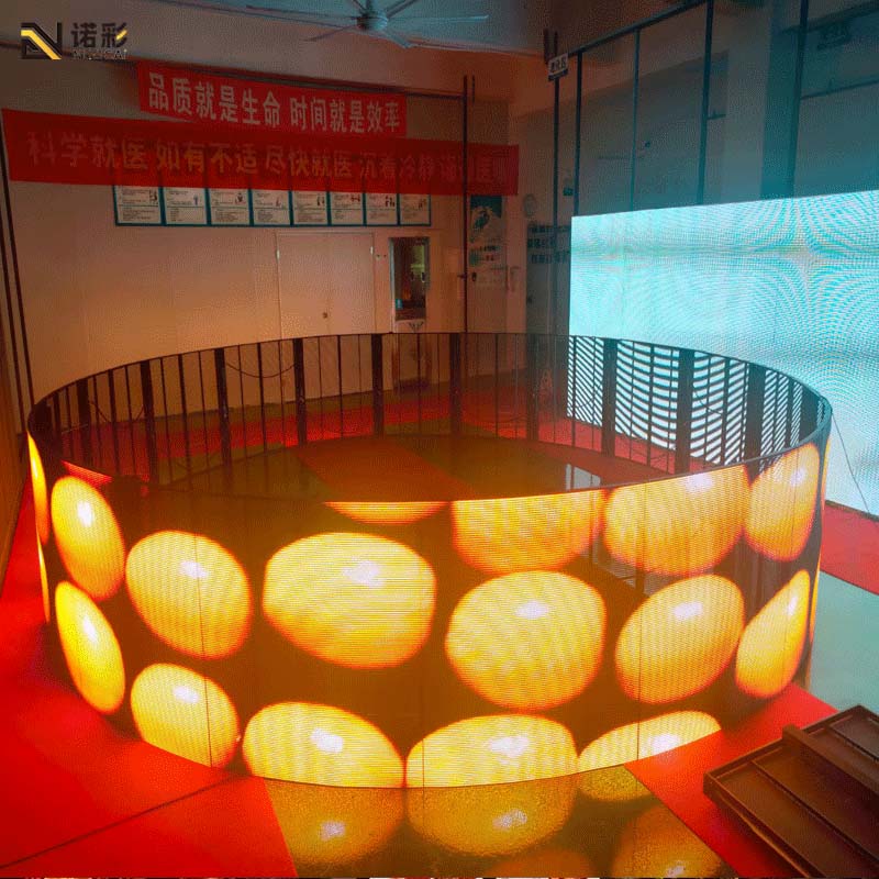 TMC series cylindrical LED transparent screen