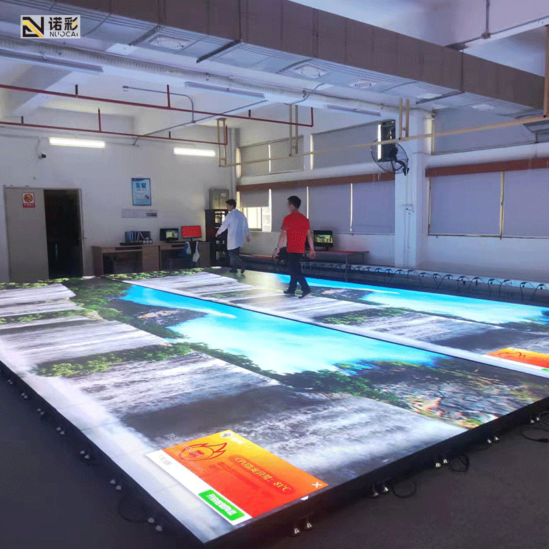 DZE series P3.91led floor tile screen