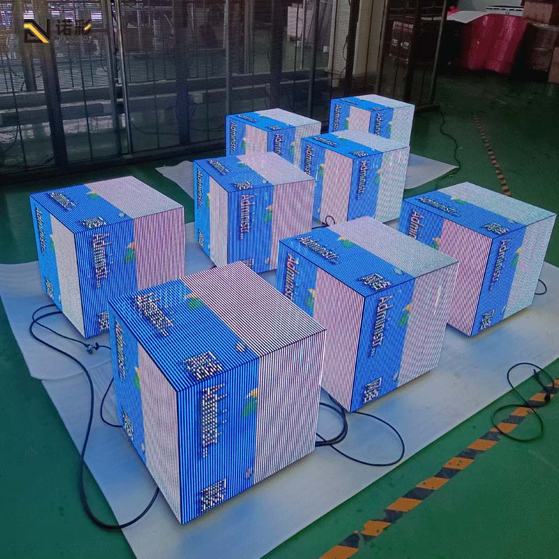 TMC series cylindrical LED transparent screen
