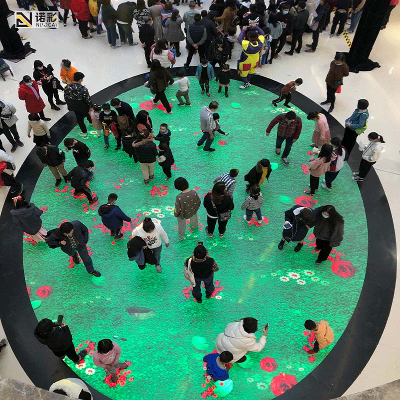 DZB series LED induction floor tile screen
