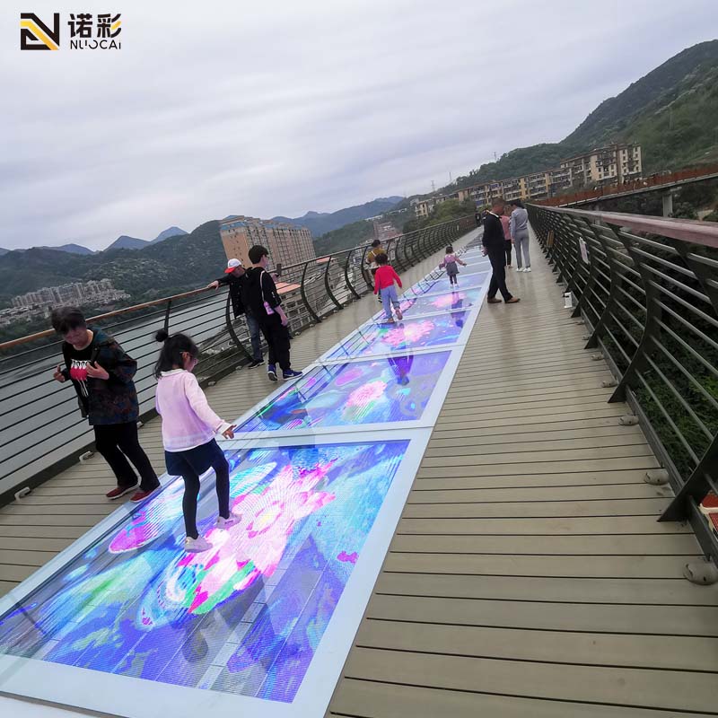 TXD series glass plank road induction screen